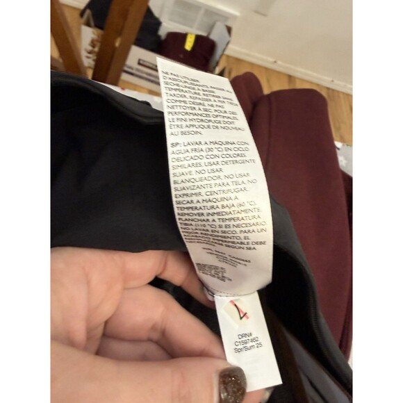 NWT Eddie Bauer Women's Horizon Straight Anke Pants Black Size 6 - Picture 7 of 7